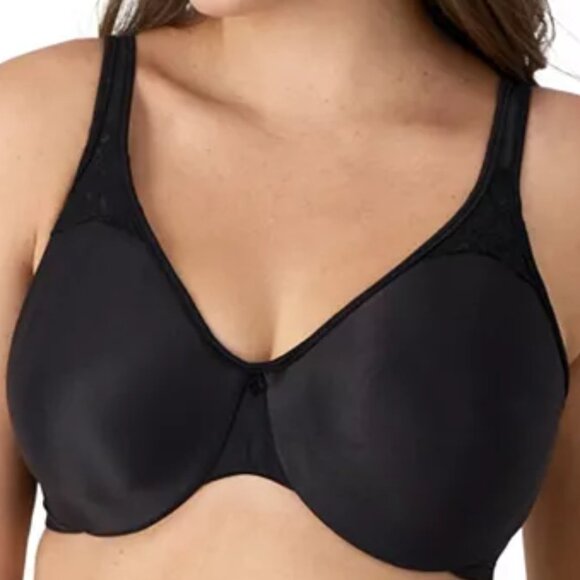 Bali Passion Comfort Minimizer Underwire Bra- Black- Size 36DD - Picture 1 of 9